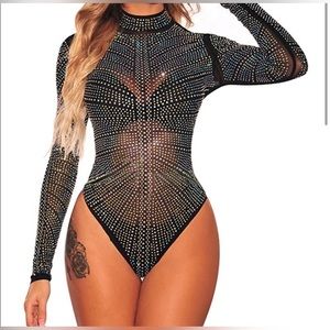 Mesh Dazzle Bodysuit